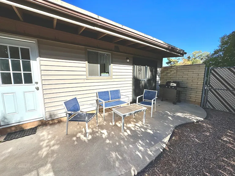 Patio off kitchen