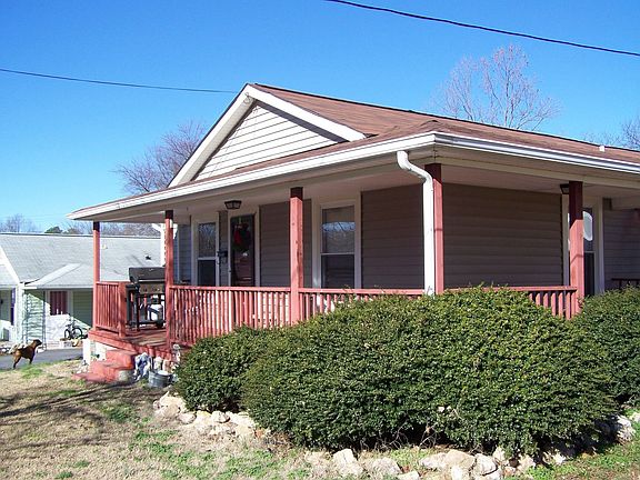 east side of house 