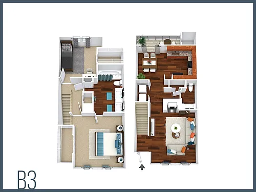 Floor plan B3