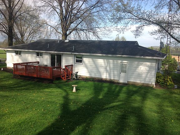 Rear of the house and patio