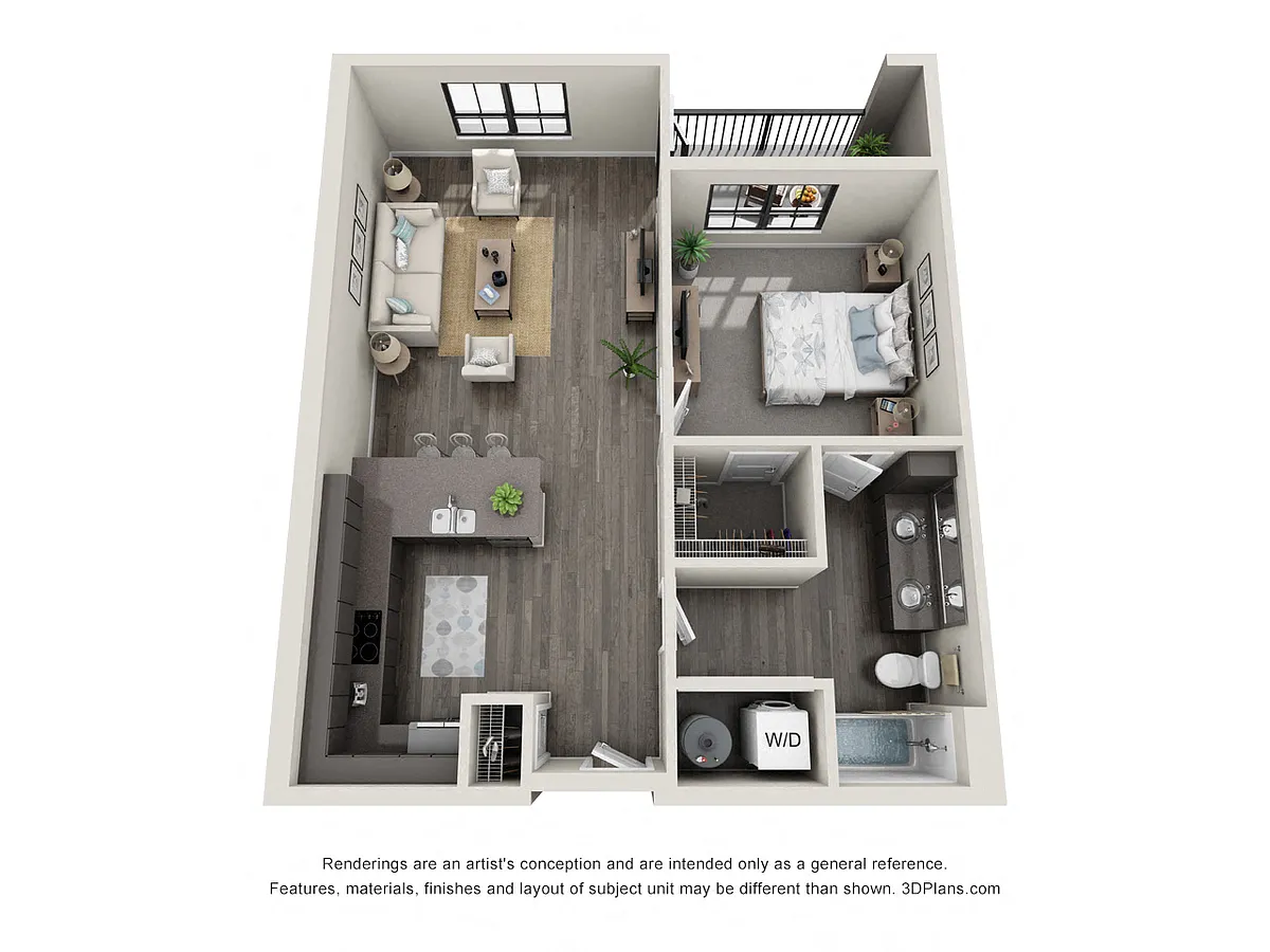 Floor plan 1B1