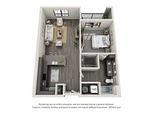 Floor plan 1B1