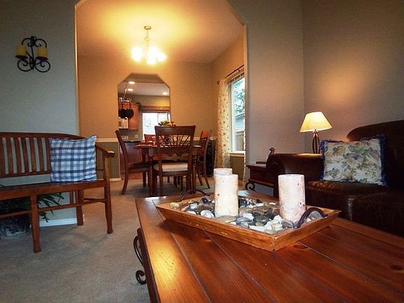 Living Room and view of Dining Room