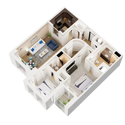 Floor plan B1