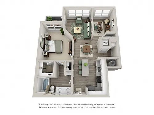 Floor plan A1E