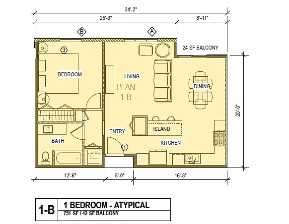 Floor plan Leon- Third Level 306