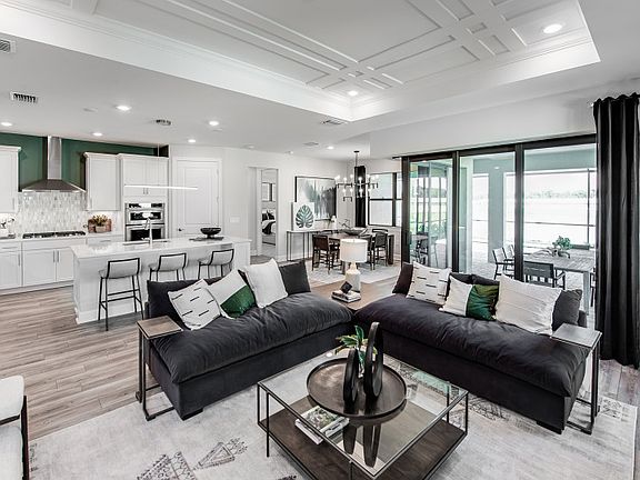 Gathering room with easy access to outdoor living