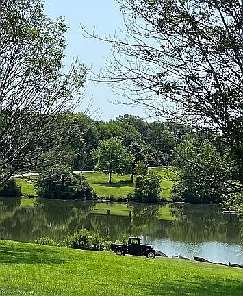 View of lake from house