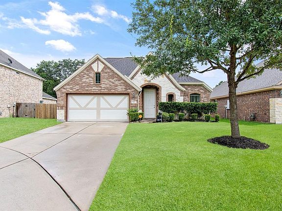 Lovely brick and stone home on a cul de sac.