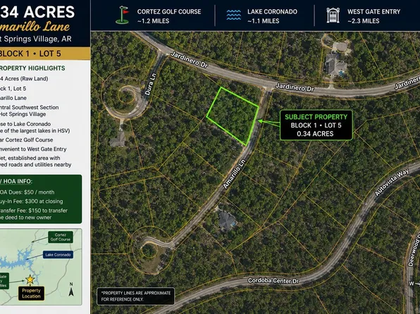 Amarillo Ln, Hot Springs Village, AR 71909