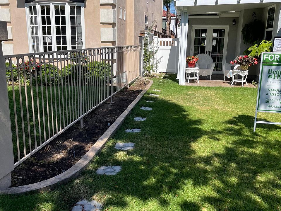Entrance to property from J Avenue to front gate