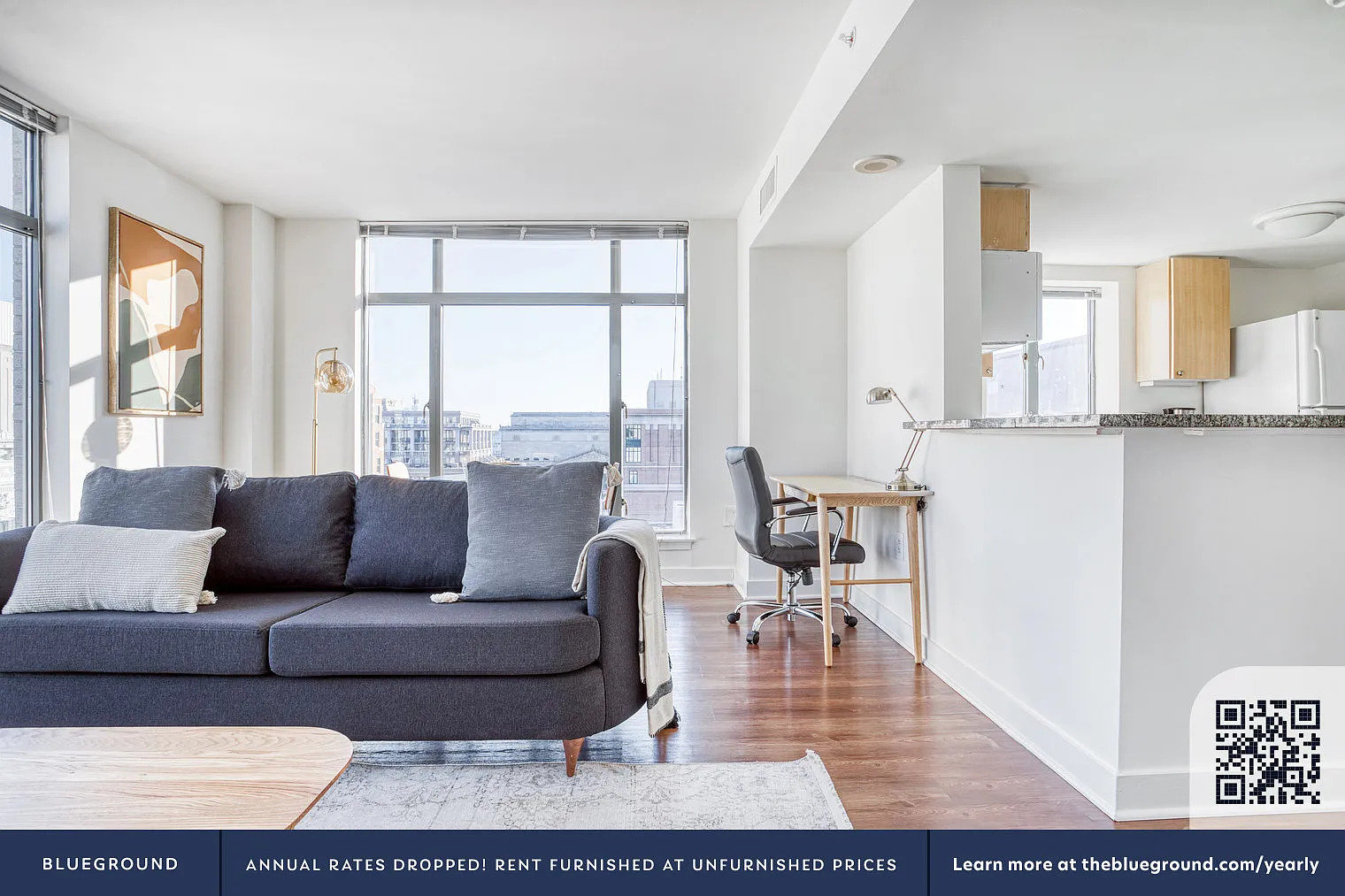 1 bed, 1.0 bath, 648 sqft, $2,970 — Photo 2