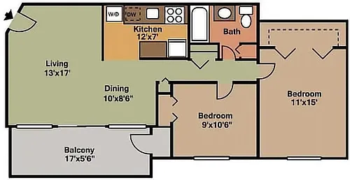 Floor plan Kensington
