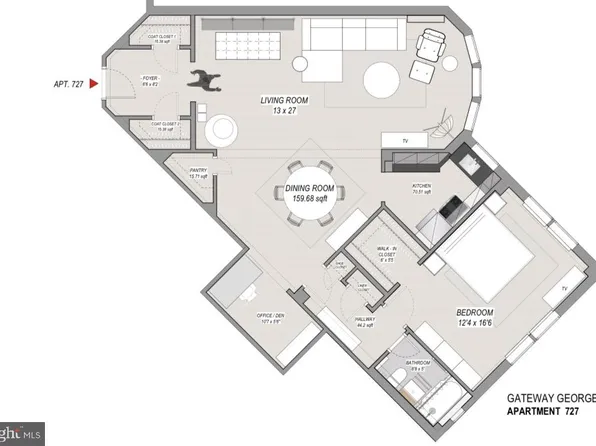 2500 Q St NW APT 727, Washington, DC 20007