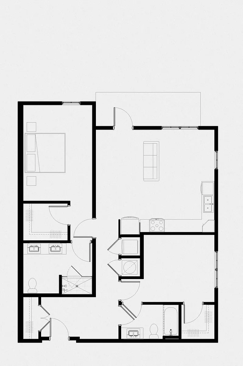 Floor plan 2B