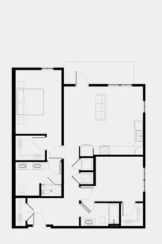 Floor plan 2B