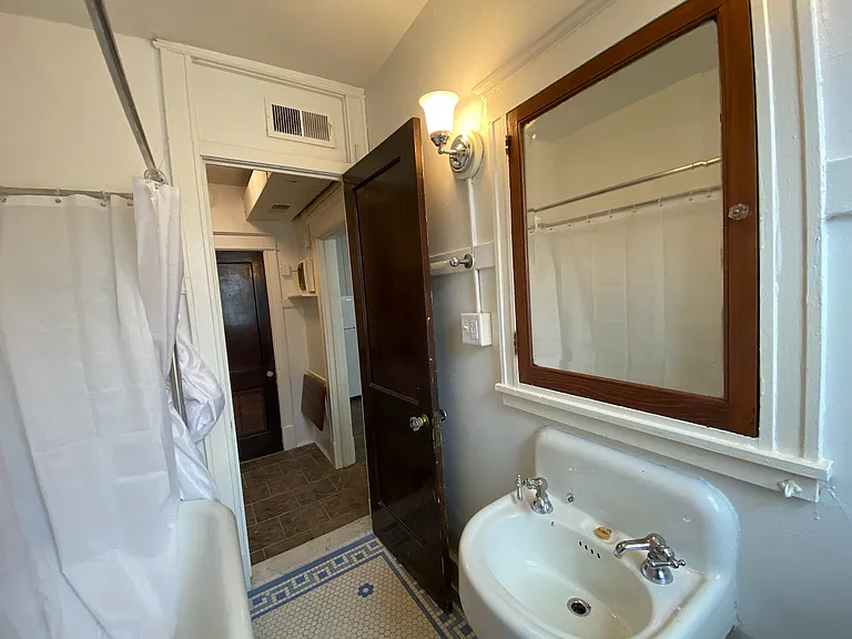 Large medicine cabinet.