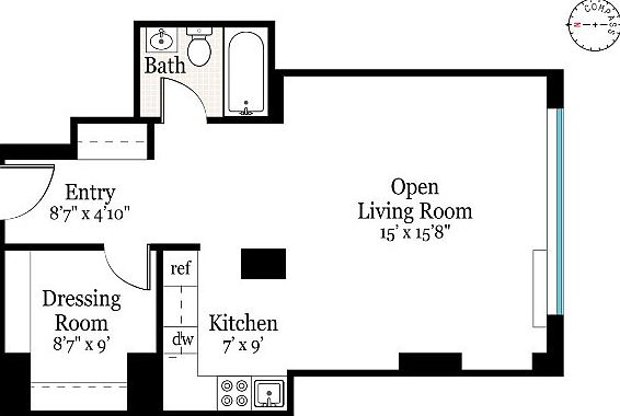 2nd image of 222 W 14th St APT 10C