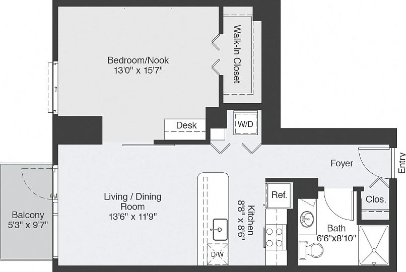 1st image of 814 W Eastman St #1709