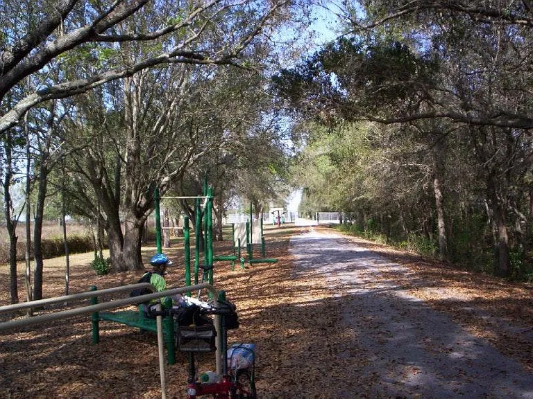 Exercise Station on Trail