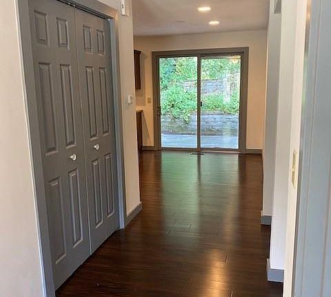 Hallway from front entry to kitchen