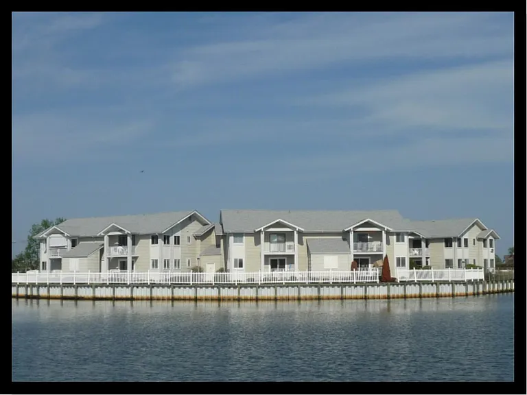 Condo units shown from river
