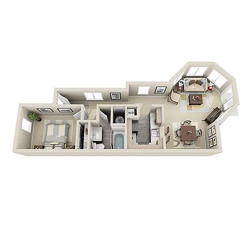Floor plan Residence 3 Upgraded