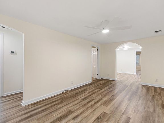 Living Room view into dining area