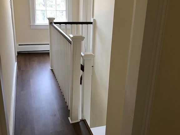 at top of stairs upstairs