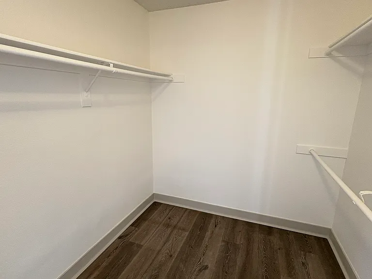 Large walk in closet