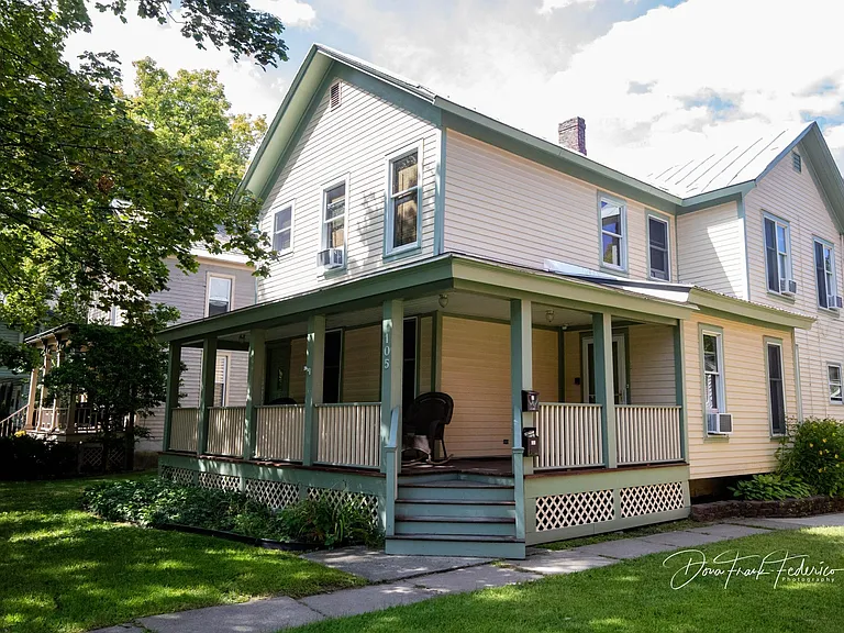 A lovely home with 3 beds, office, pantry, fenced yard, front porch, all within 3 blocks of downtown Saratoga Springs!