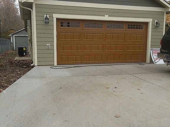Attached garage