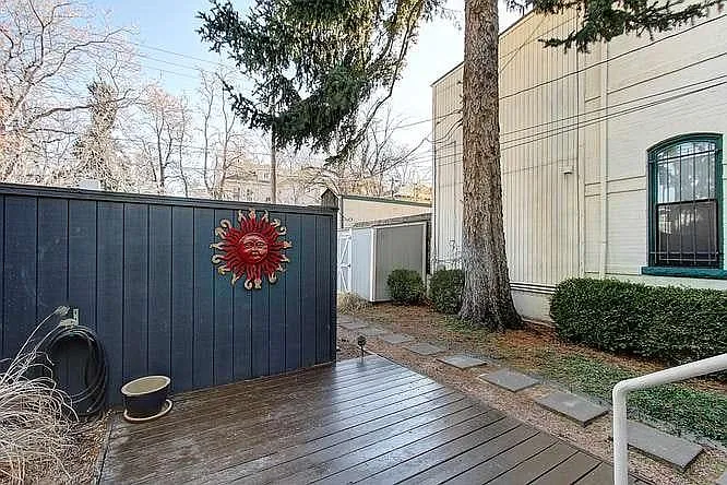 Private back yard