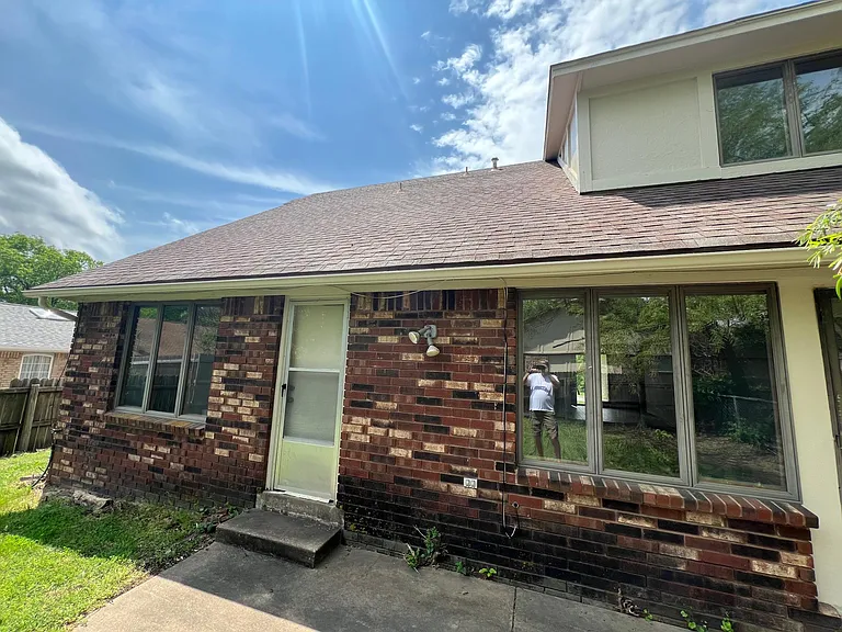 Back side of duplex