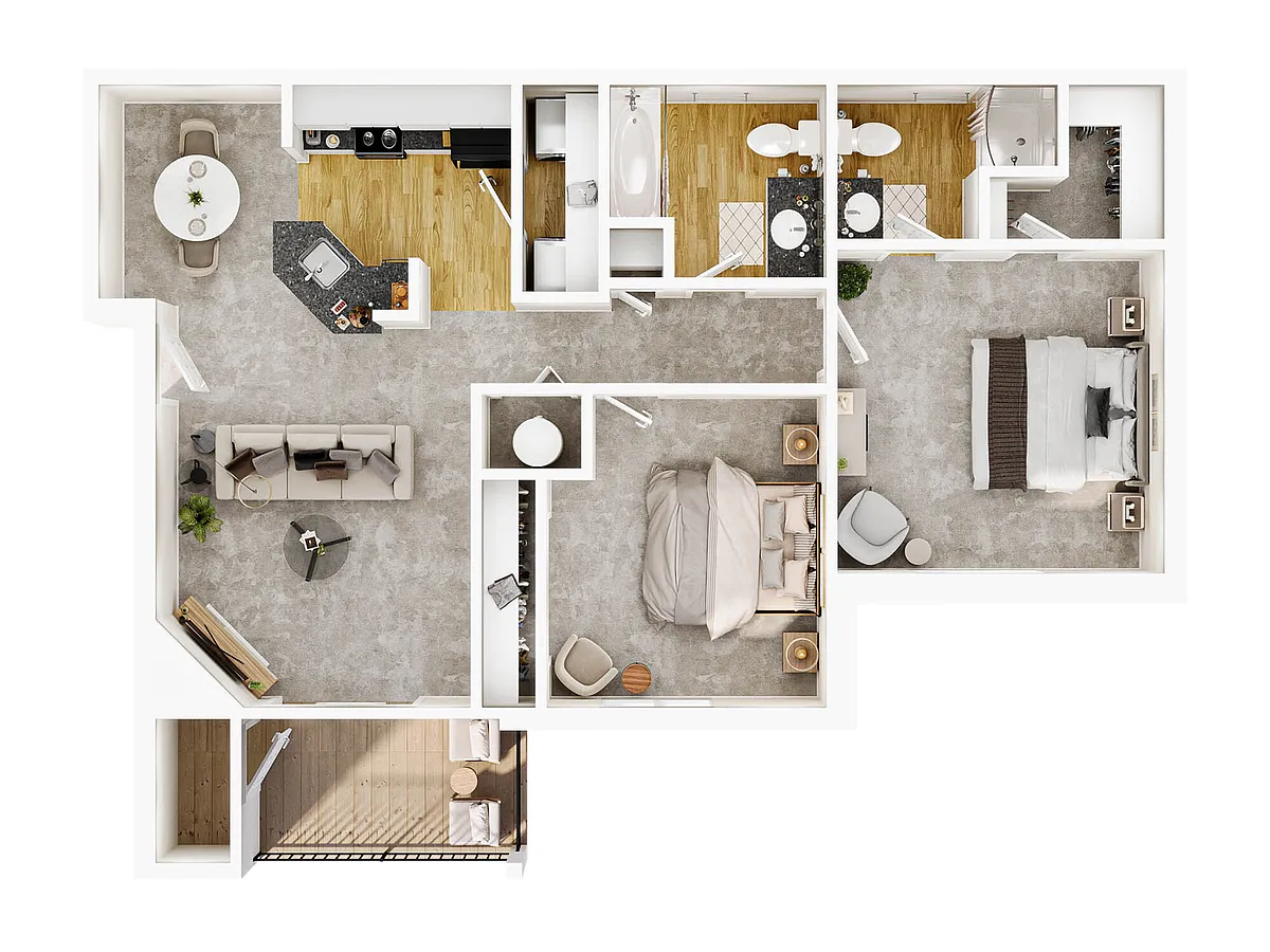 Floor plan B1 Cobblestone