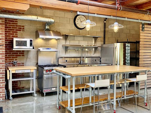 another view of industrial kitchen
