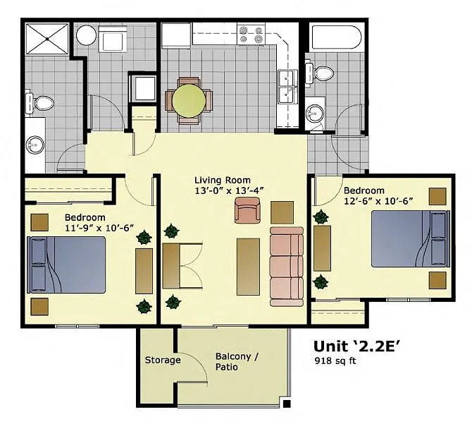 Floor plan 22E