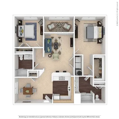 Floor plan The Red Rome
