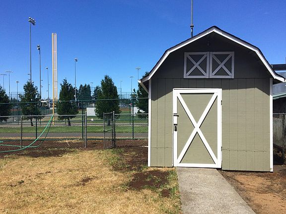 Back yard shed