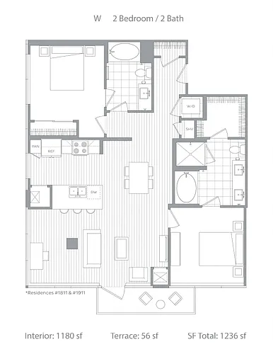 Floor plan W