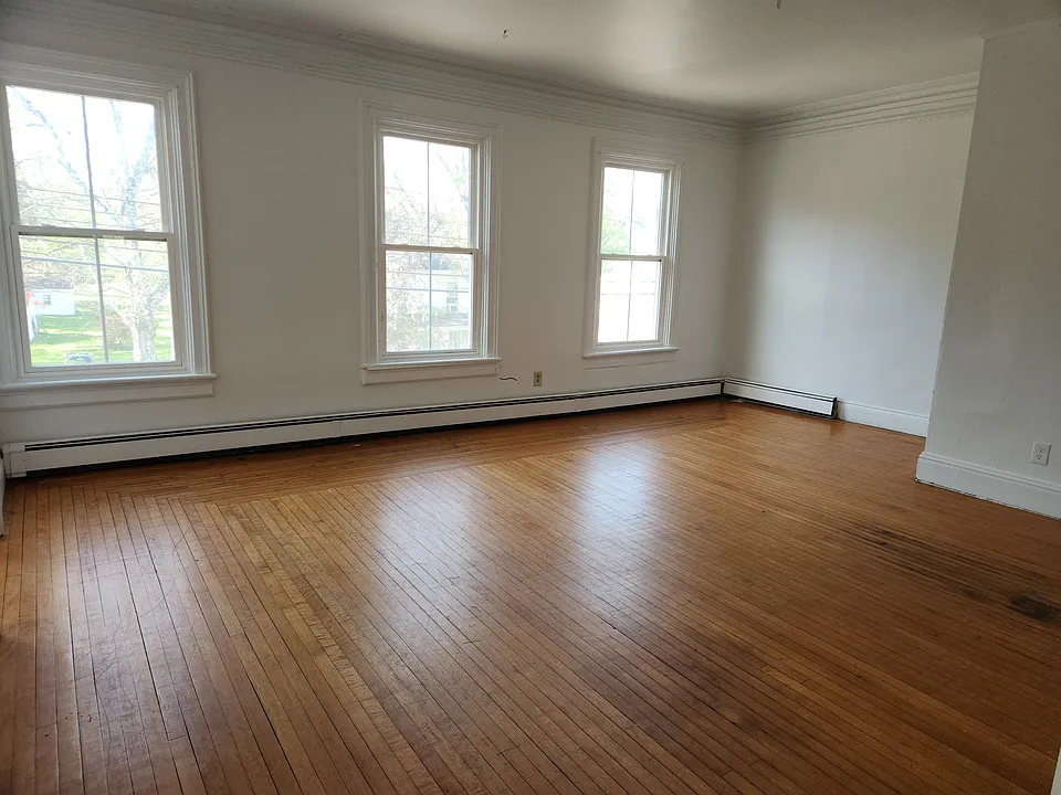 Liviing Room 9 foot ceilings flooded with light