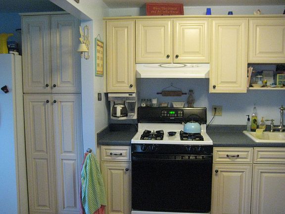 Stove, Cabinets, Custom Pantry