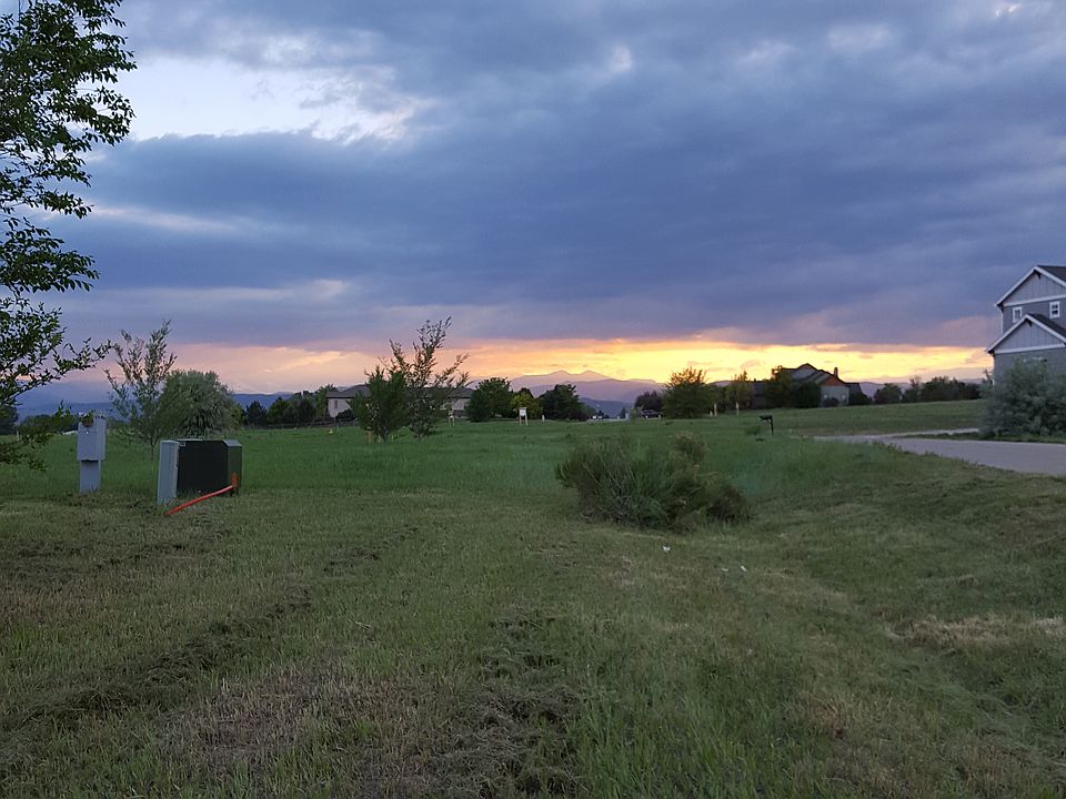 View to west from N of lot