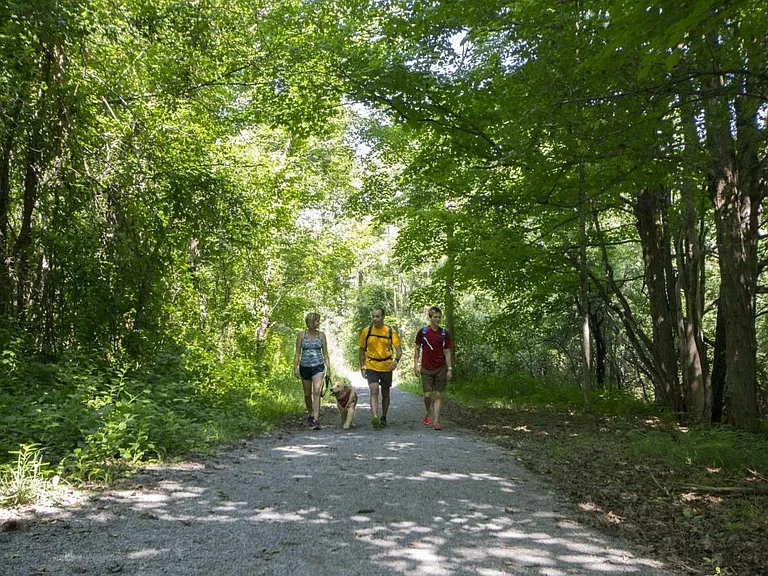 Enjoy miles of nature trails.