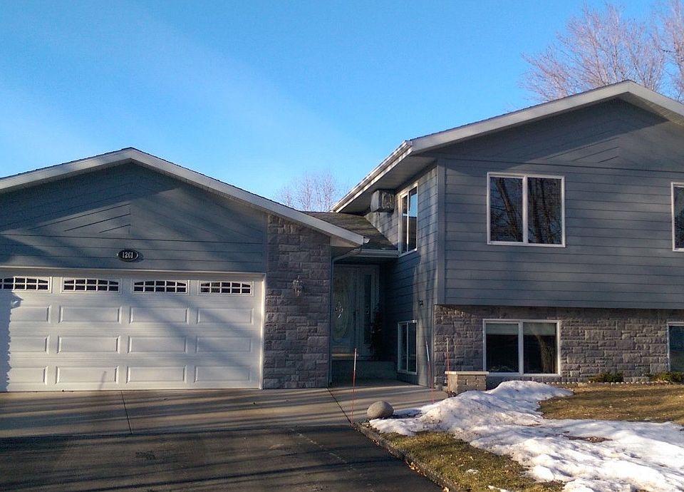 Concrete board /stone accent