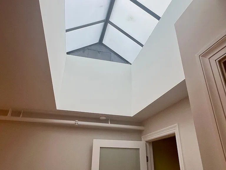 Historic skylight in en-suite bedroom.