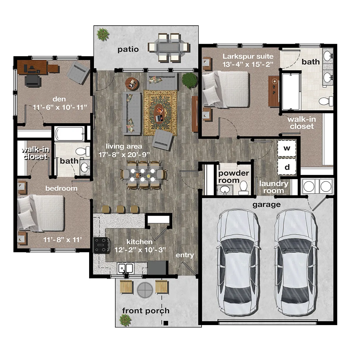 Floor plan Larkspur