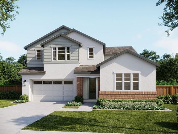 Azure at Francis Ranch by Trumark Homes in Dublin, CA Residence 1B Contemporary Cottage