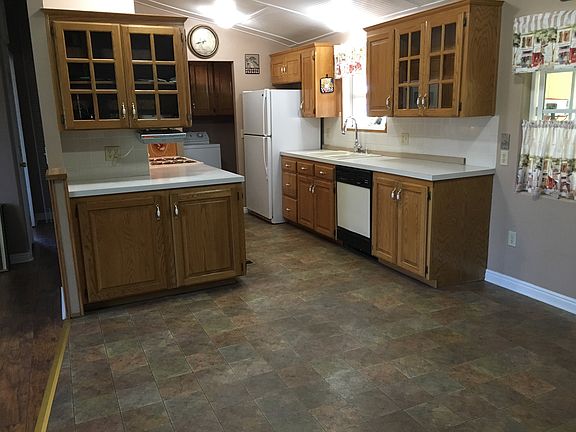 Kitchen from dining area