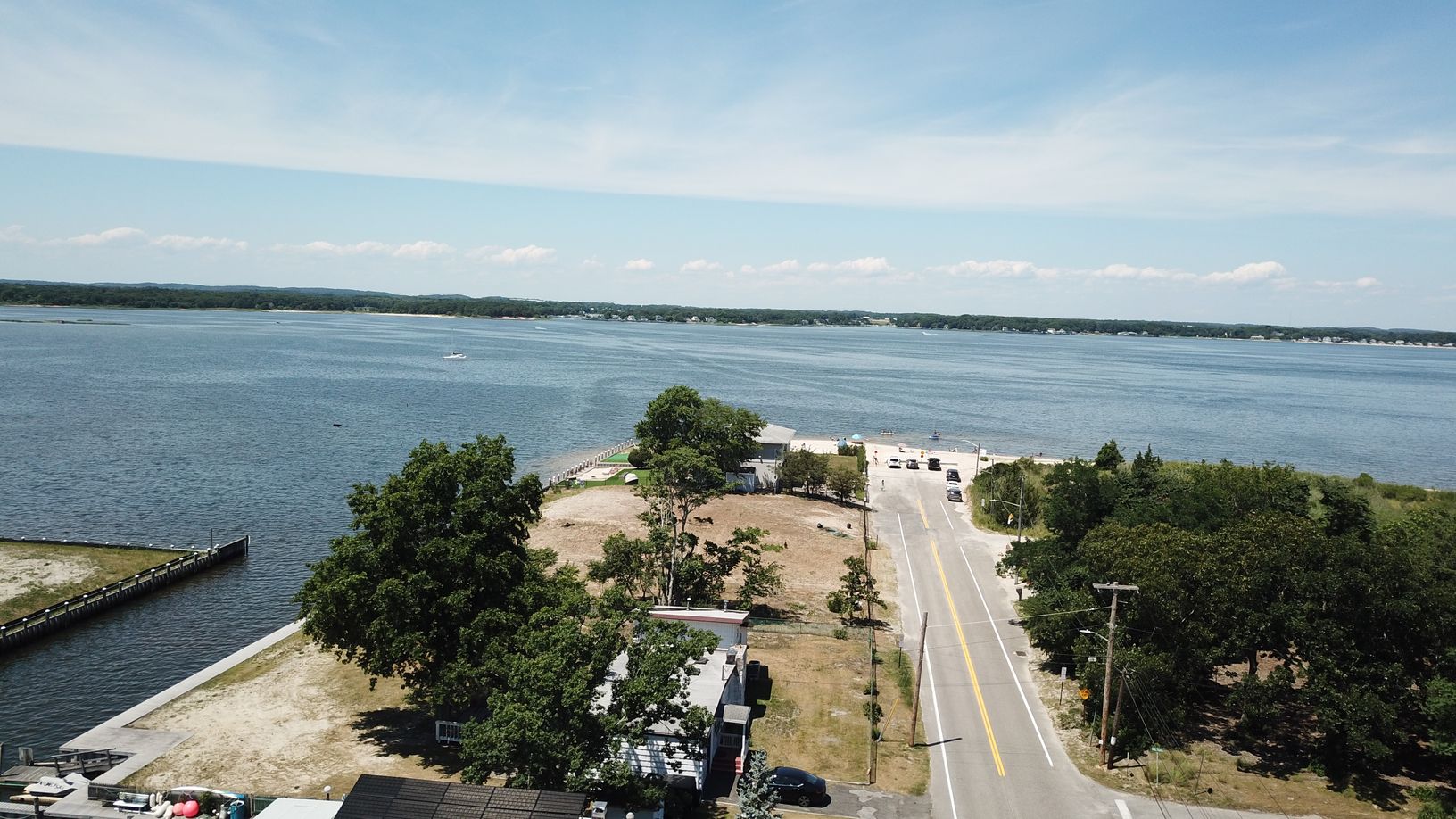  Sandy Beach at the end of the street approximately 250 feet away